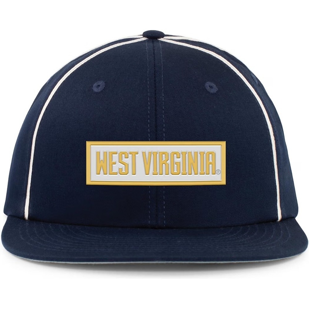 Pacific Headwear Team Flatbill Cap West Virginia SnapBack